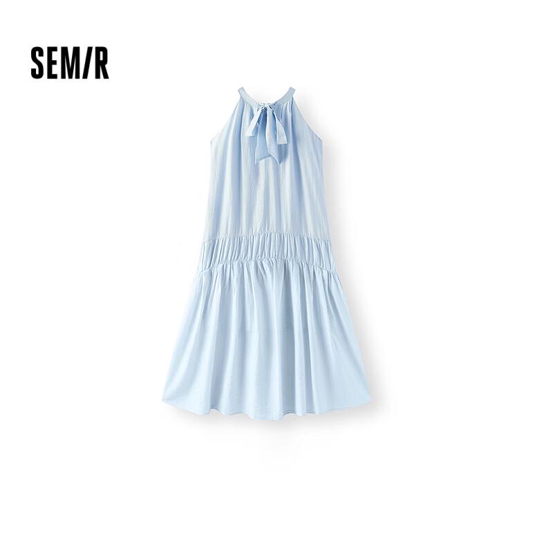 

Женское короткое платье Semir 2025 на лето с халтер-вырезом и деталью в виде банта XL