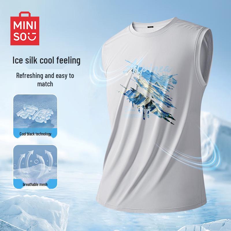 MINISO Men s Breathable Mesh Tank Top M