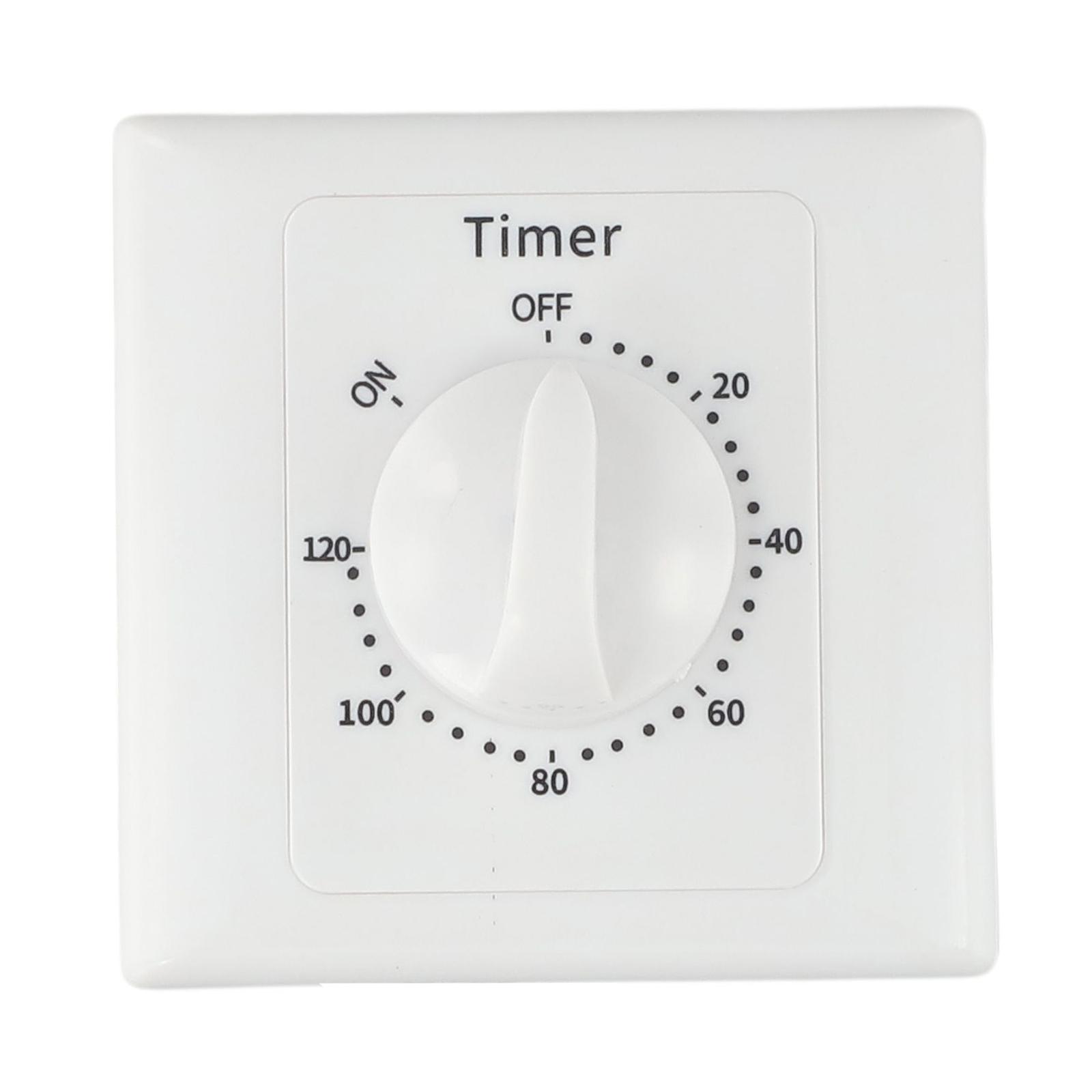 

New High Quality Timer Switch Countdown Plastic Reliable 50Hz For Electronic Mechanical Multi-purpose 86 Panel