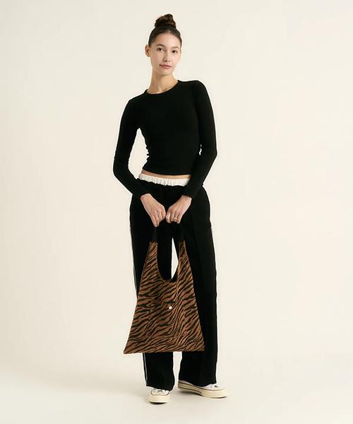 Stylehan Zebra Shopper Bag Bronze Gold