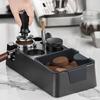 Coffee Tamper Station 51/53/58mm ABS Coffee Portafilter Rack Distributor Holder Coffee Ground Knock Box Espresso Storage Base