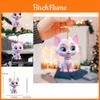 Adorable Pink Acrylic Cartoon Style Car Hanging Decoration For Trendy Vehicle Decor