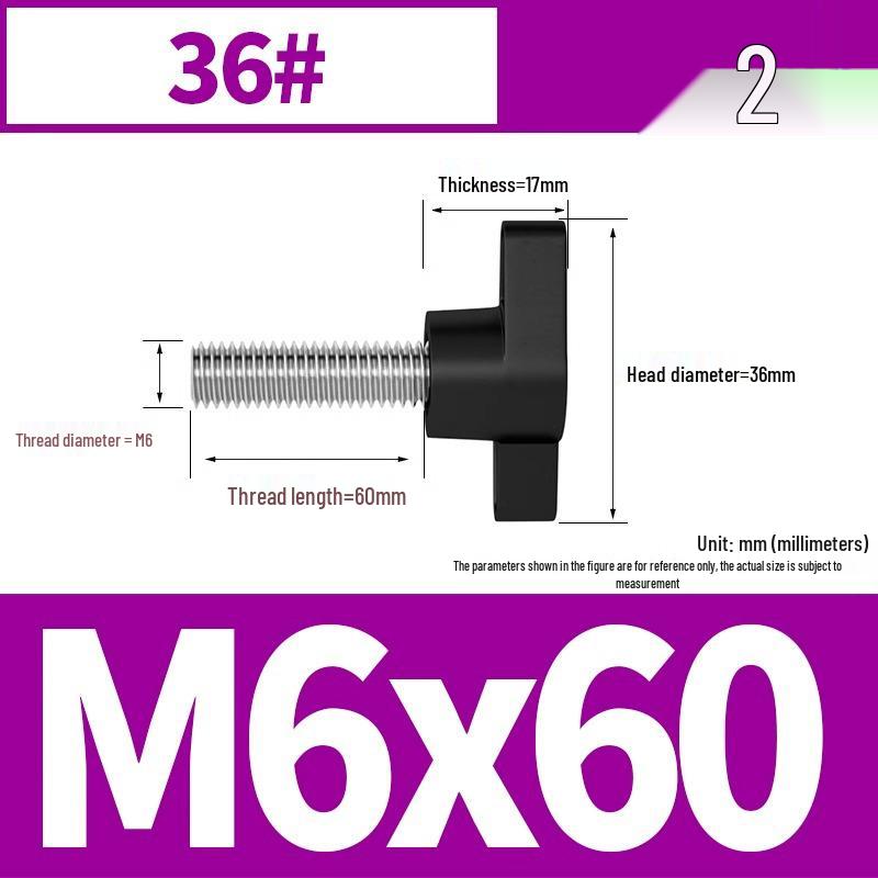 Stainless Steel Z-Type T-Handle Slotted Screw with Plastic Head (M4/M5/M6/M8)