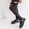Classical Solid Color Over Knee Length Socks for Kids Soft Nylon Long Tube Socks for Party Outfits and School Event