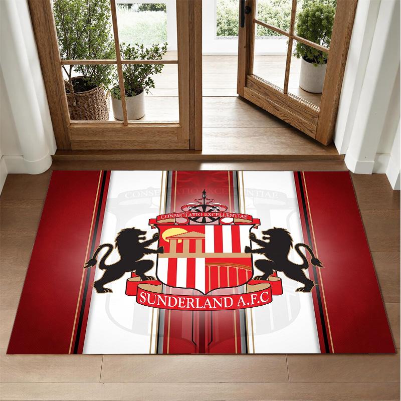 Sunderland Design Crystal Velvet Rug Soft Decorative Mat for Bedroom Entrance