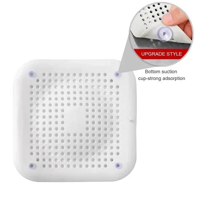 

Household bathroom convex anti odor and anti insect sewer hair filter, kitchen sink anti clogging silicone suction cup filter