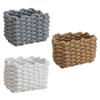 Natural Cotton Cord Container Handmade Storage Basket Ideal For Desk Bedroom And Living Room Storage Needs