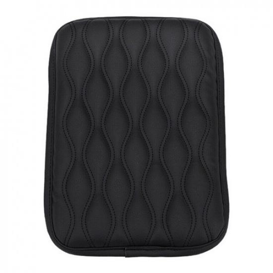 Universal Car Center Console Box Armrest Cushion Cover PU Leather Pad Protector