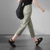 SOFSIL Women's Slimming Elastic Waist Cropped Trousers