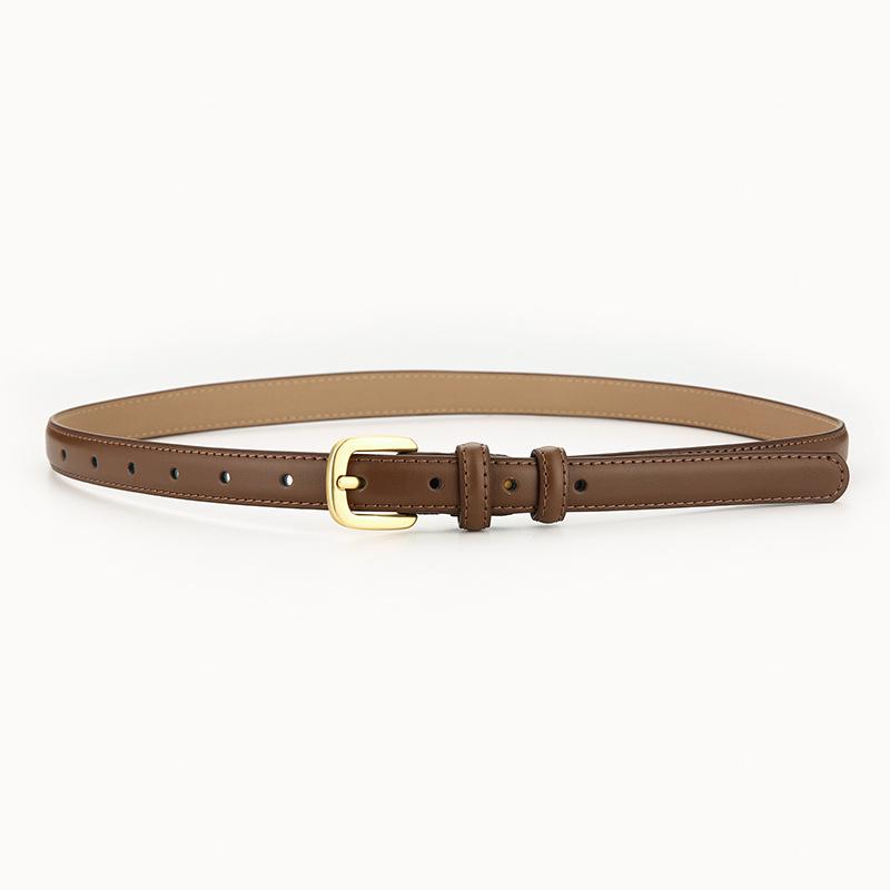Versatile Women's Thin Fashion Belt for Jeans, Coats, Dresses, and Korean Pants.