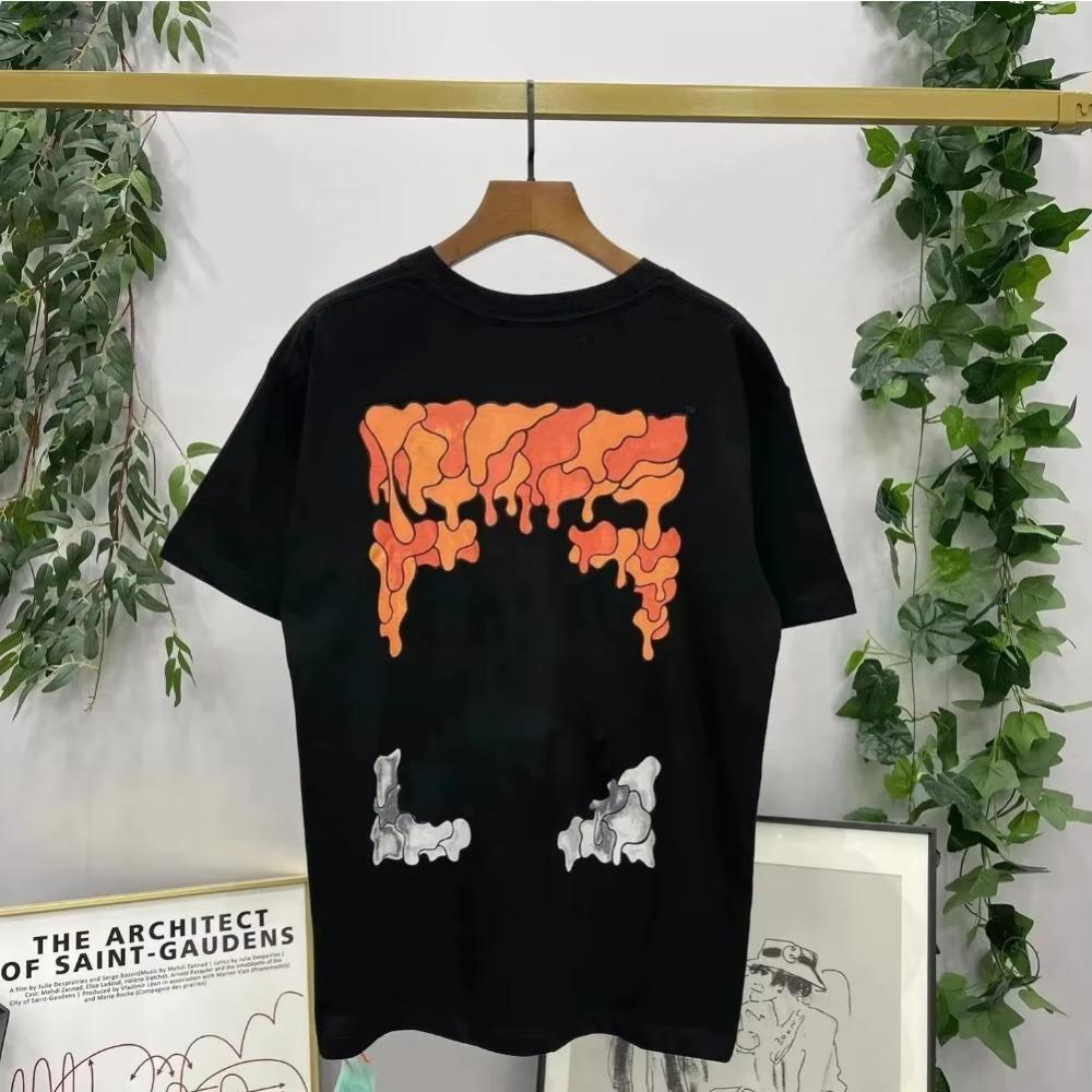 

Fashion T-shirt for Men Y2K Tops Brand Door Opening Printing T-shirt Summer Short Sleeve Tee Women Fashion Round Neck Tops S