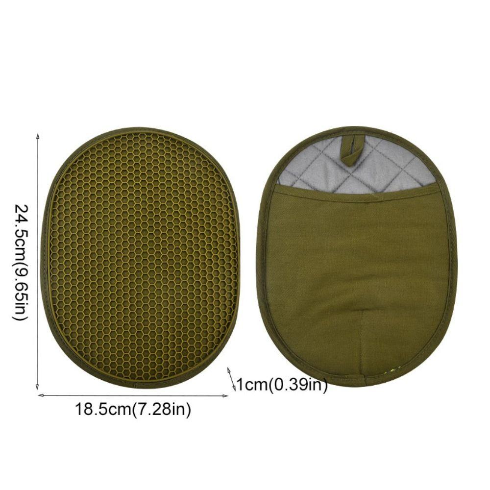 Anti-scalding Kitchen Oven Gloves Heat Resistant Potholder Oven Mitt Pot Pad  Cooking