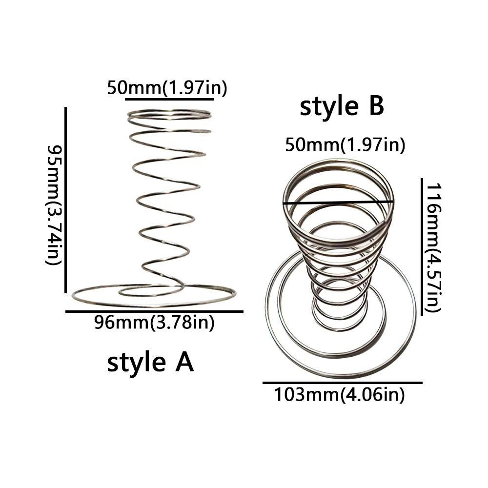 Kuželový pružinový držák na kornouty na zmrzlinu Kovový koš Displej na hranolky Svatba Dekorace