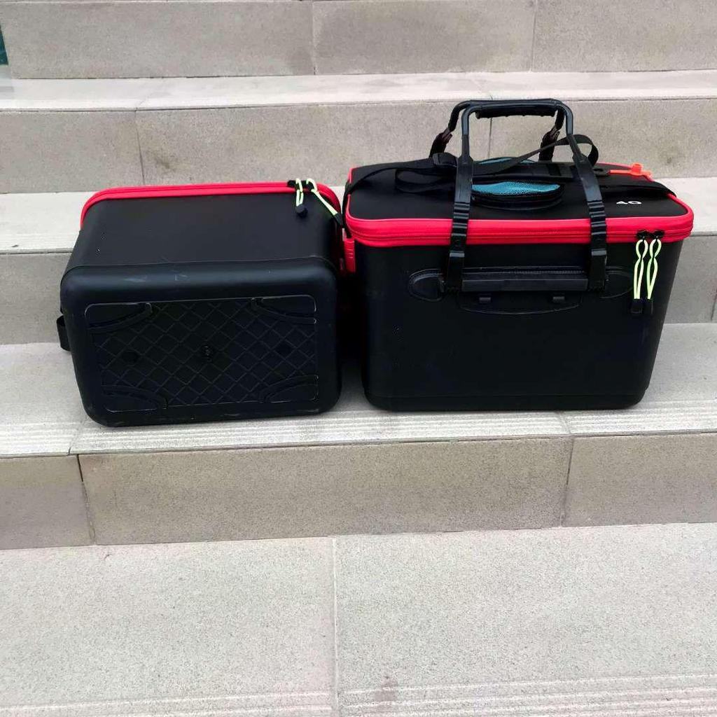 Multifunktionaler faltbarer Fischereieimer mit integriertem Design zum Schutz von Lebendfischen