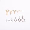 Metal Sheep Eye Self-Tapping Screw with Ring Hook Pendant for Key and Toy