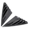 1 Pair Rear Window Louver Left Right Window Louver Air Vent Scoop Shade Cover Blind for A3 8Y Sedan