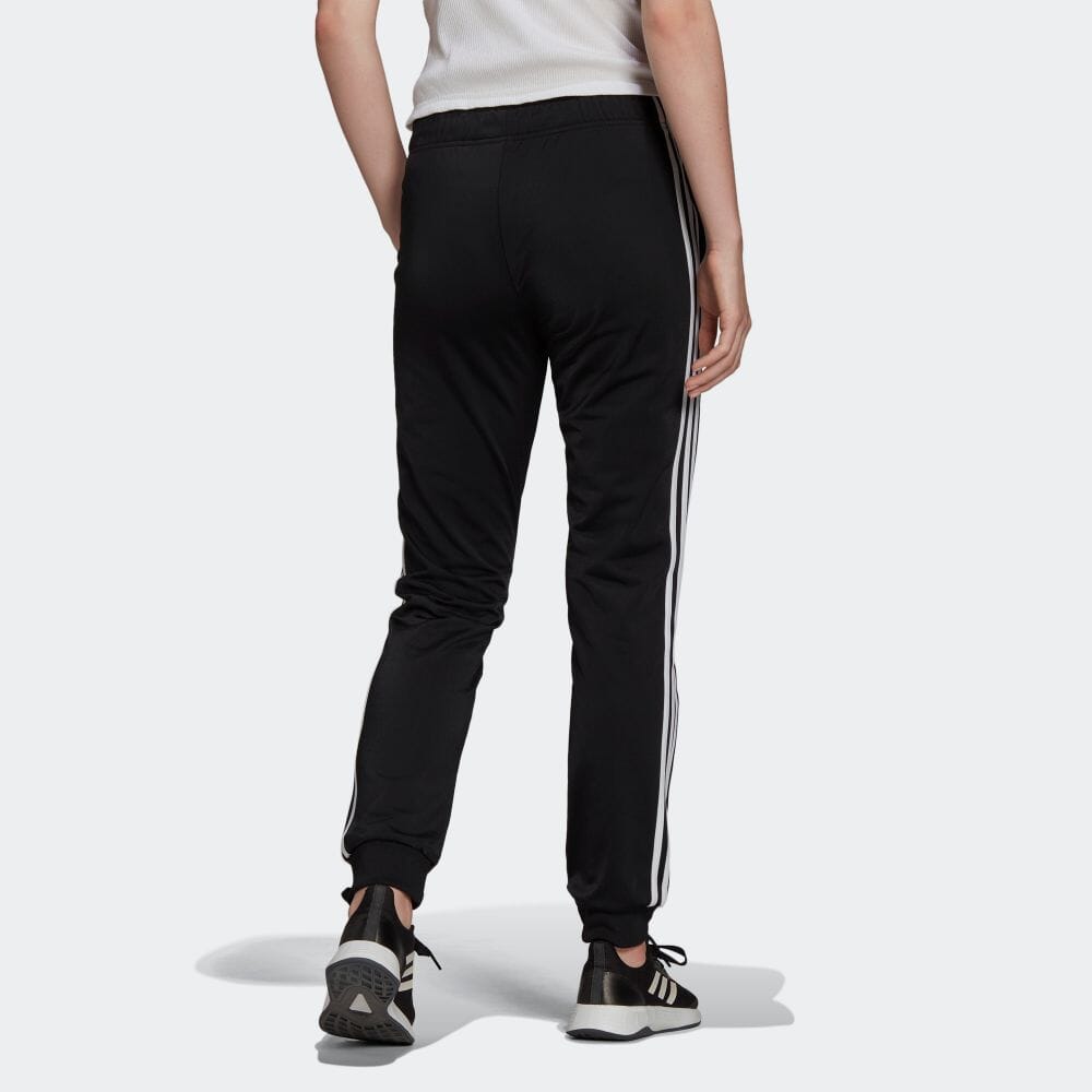Adidas Three-Stripe Logo Joggers Women Bottoms Black H48447