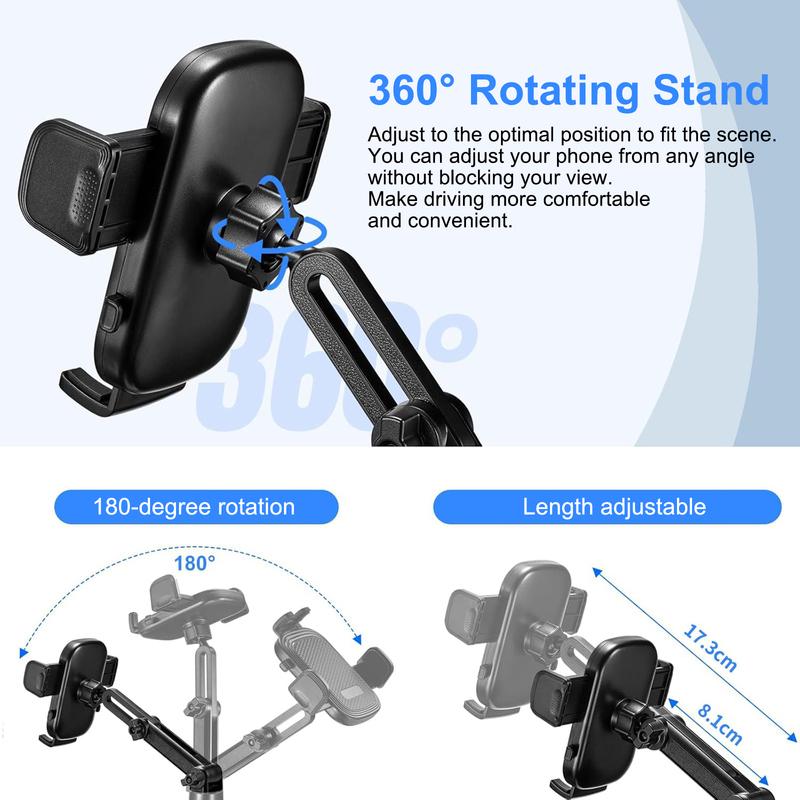 Artudatech Smartphone Holder, Drink Holder, For Smartphones, Cars, 2-in-1 Cup Holder