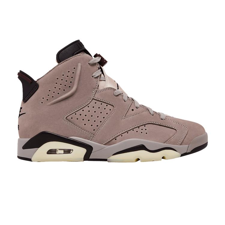 A Ma Maniére x Air Jordan 6 Retro Smoky Mauve Herren Sneaker Braun Rauchig-Mauve Schwarz IF3103-200