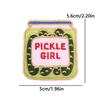 Pink Disco Ball Cowgirl Embroidery Patch Iron On Cute Cartoon Design for Denim Jacket Party Wear Kawaii Western Theme Badges