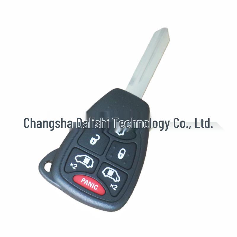 Chrysler Remote Replacement Car Key Shell with Small Buttons & Battery Holder