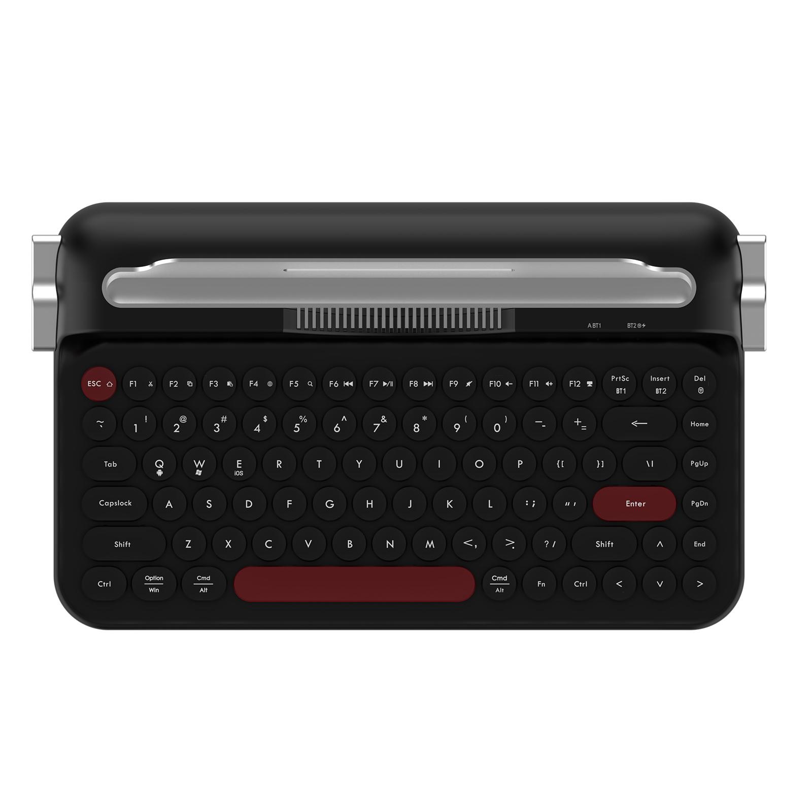 

Ajazz AF84 Офисная клавиатура 2.4G Приемник Кабель для передачи данных Подключение чёрный