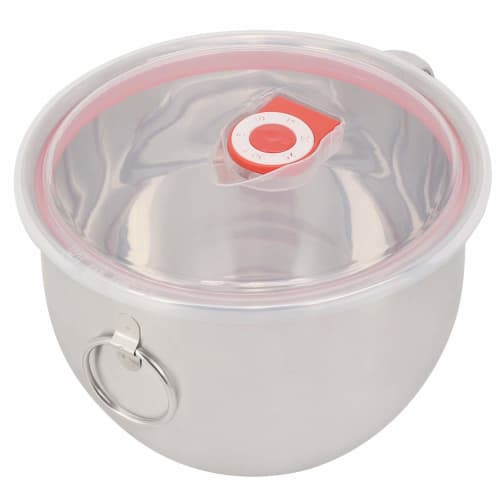 1300ml Stainless Steel Portable Instant Ramen Bowl with Handle and Airtight Lid, Made of Silicone and Stainless Steel