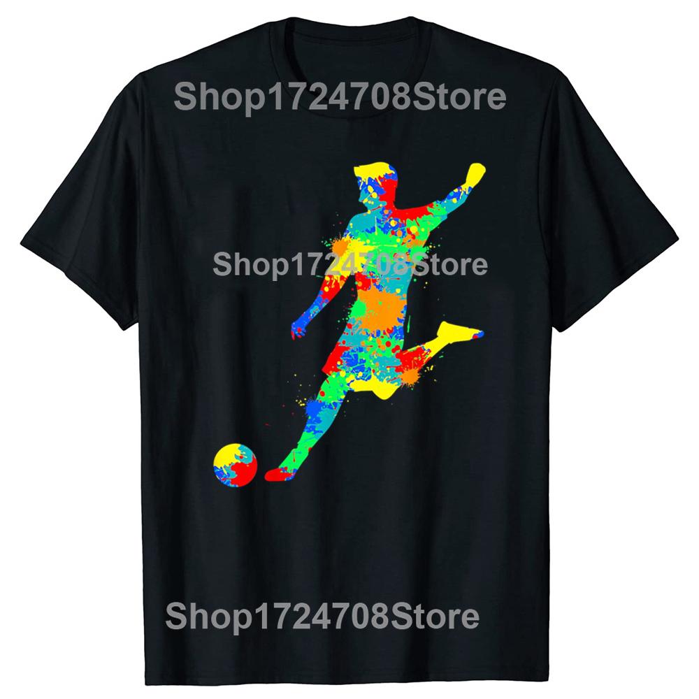Funny Birthday Gift Soccer Player Graphic Tshirts Tshirt Unisex Womens Fashion Casual Oversized 100 Cotton T Shirt