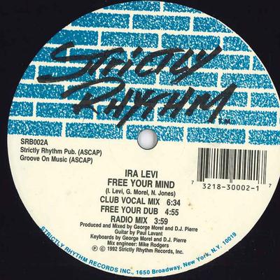 12inch Record IRA LEVI - Free Your Mind SRB002 Strictly Rhythm 1992 US Dance & Electronica Used