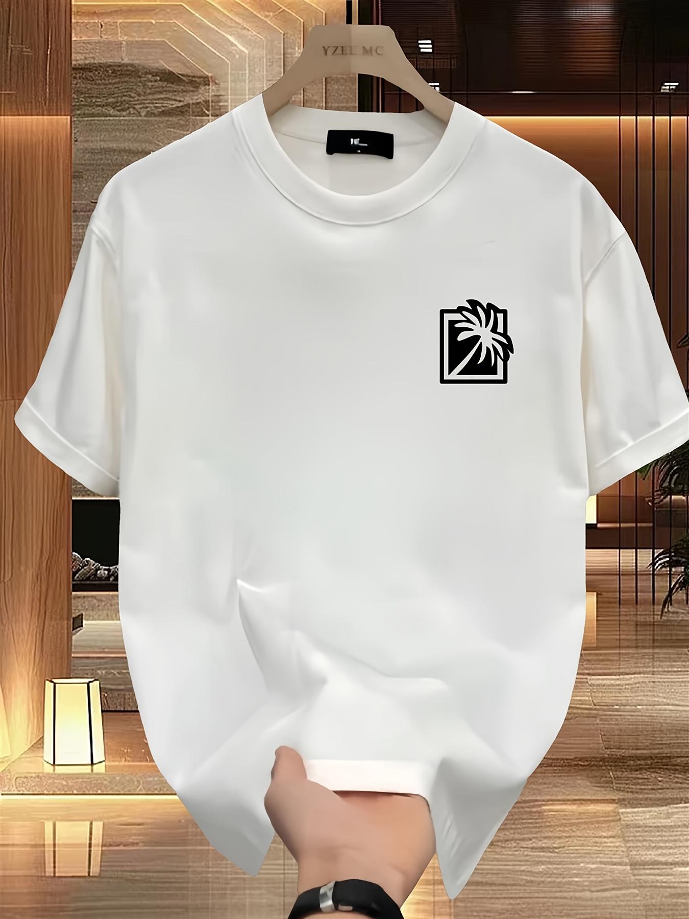 

Fashion Brand Printed Short-sleeved T-shirt for Men in Summer Heavy Pure Korean-style Japanese-style Printed Versatile Tops for Men 5XL різнокольоровий