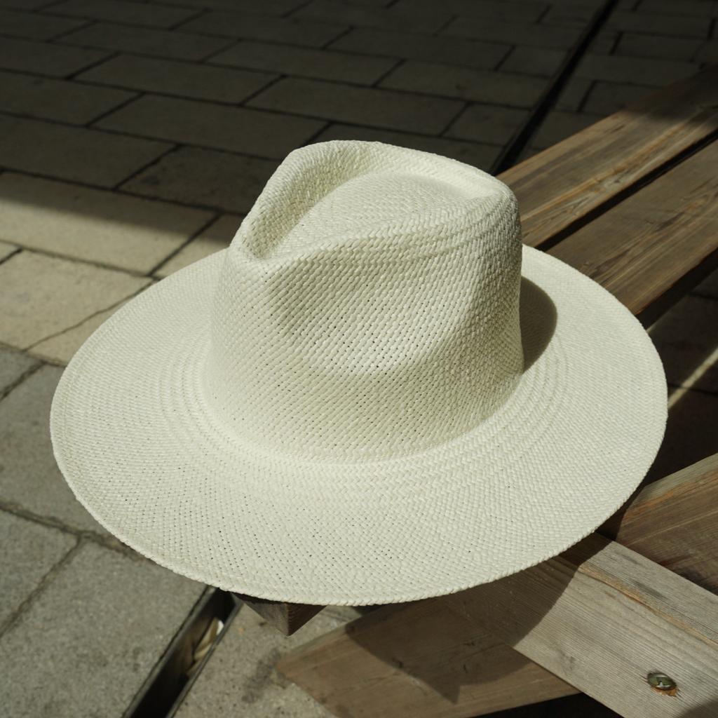 Französischer Retro Weiß Gewebter Panama Jazz Zylinderhut Für Männer Und Frauen Sommer Sonnenschutz Sonnenschirm Urlaub Breitkrempiger Strohhut