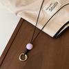 Korean‑Style Sunglasses‑Clip Lanyard Women Necklace, Niche High‑Sense Long Decorative Portable Glasses‑Clip Clothing Accessories