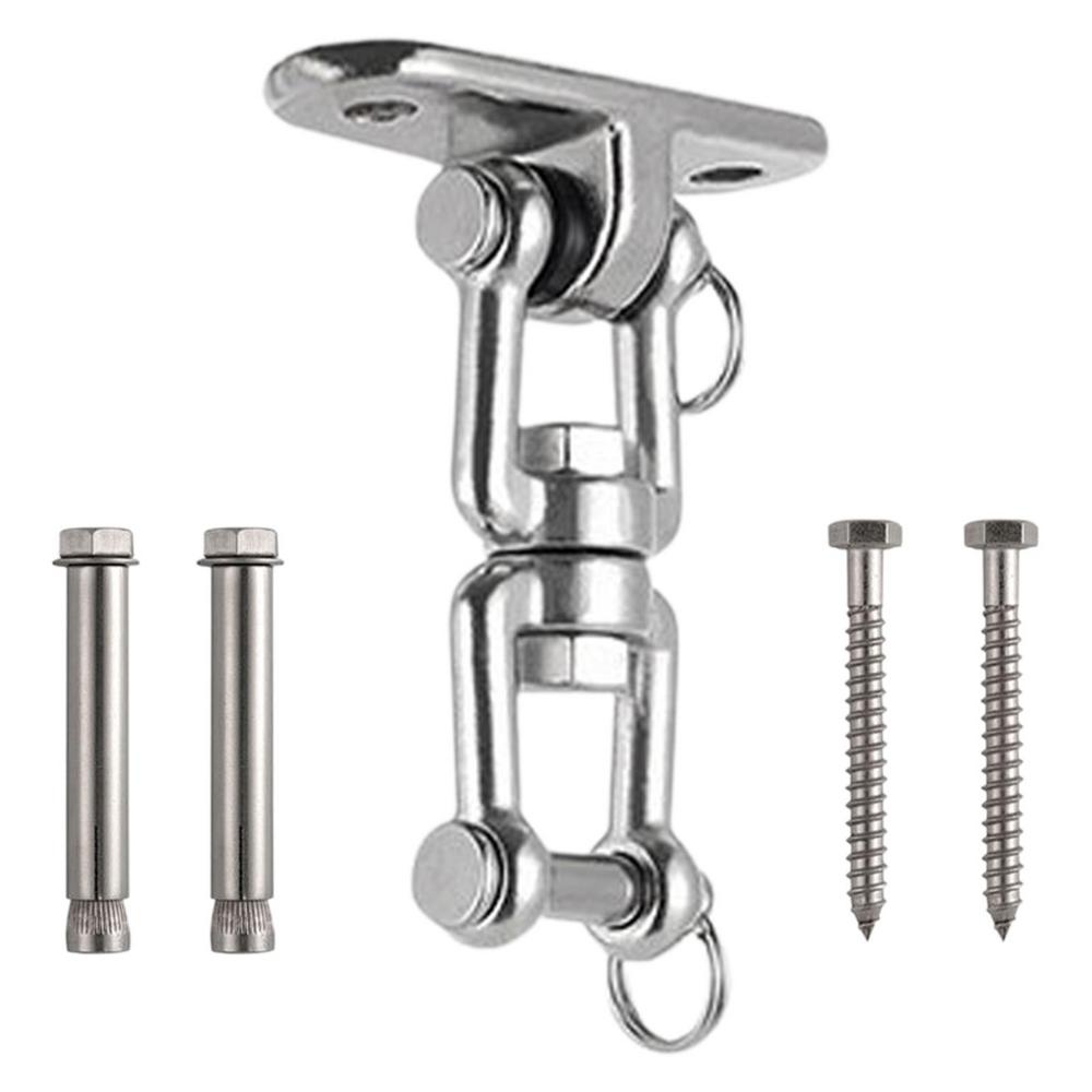 304 Stainless Steel Suspension Bracket Hammock Mount Ceiling Hook Anchor Hanger For Outdoor Hanging Swings Chairs Hammocks