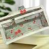 Sweet Cherry Transparent Pencil Case Large Capacity Student Stationery Zipper Pen Bag School Supplies Makeup Storage Bag