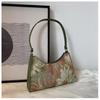 Popular Women's Armpit Bag New Style with A Western Temperament One Shoulder Oil Painting Bag Fashionable Women's Bag Handbag