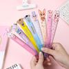 Kawaii Plastic Straight Ruler School Office Supplies Rabbit Ruler Planner Accessories Drawing Tools