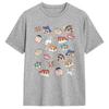 School Friends Crayon Shin Chan T-Shirt Summer Y2K Retro T Shirts 100 Cotton Tshirt For Mens Short Sleeves Clothing