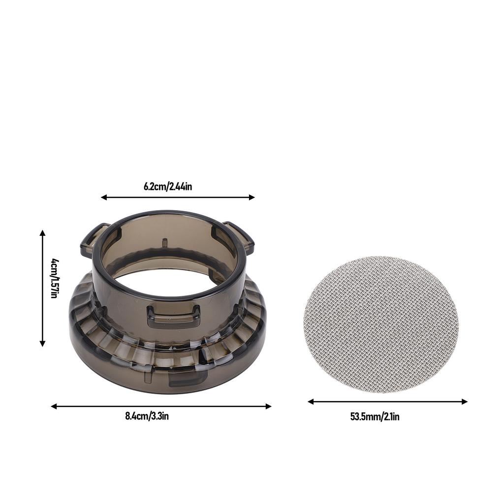 54mm Dosiertrichter Puck Sieb Set ABS Siebträger Dosiertrichter Filtersieb für 8er Serie Kaffeezubereitung