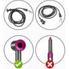 Καθολικά Αξεσουάρ συμβατά με Dyson HD01/02/03/04/07/08 Καλώδιο Τροφοδοσίας 2.7M Φις ΕΕ
