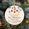 Friendship Ornament 2025 – Best Friend Ornament, Our Laughs Are Limitless, Our Memories Are Countless, Our Friendship Is Endless –Gift for