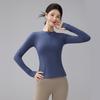 Women's Slim Fit Long Sleeve Sports Top - Autumn/Winter Yoga Running Wear