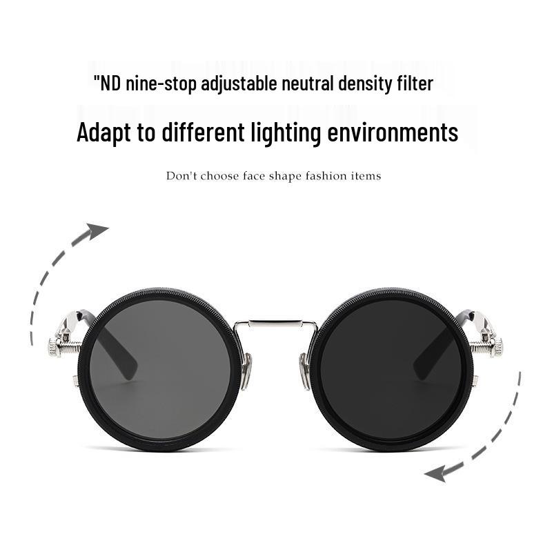 ND9 Adjustable Polarized Sunglasses: Retro UV Protection for Fishing & Driving
