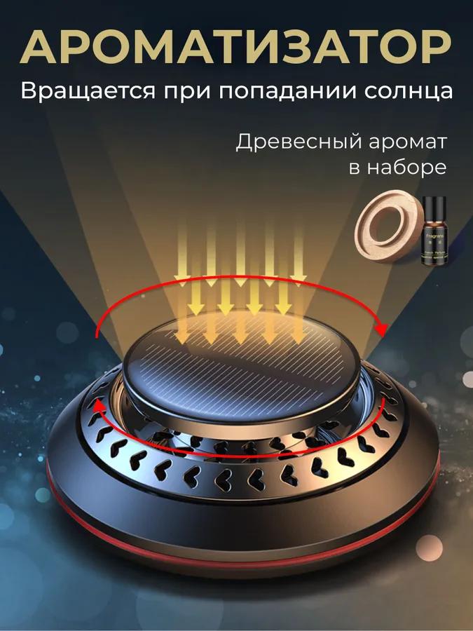 

Автоматический освежитель воздуха на солнечной батарее с ароматическим Option1