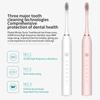 Fully Automatic Universal Ultrasonic Electric Toothbrush For Adults And Children Upgraded Six Gears With 4 Brush Heads