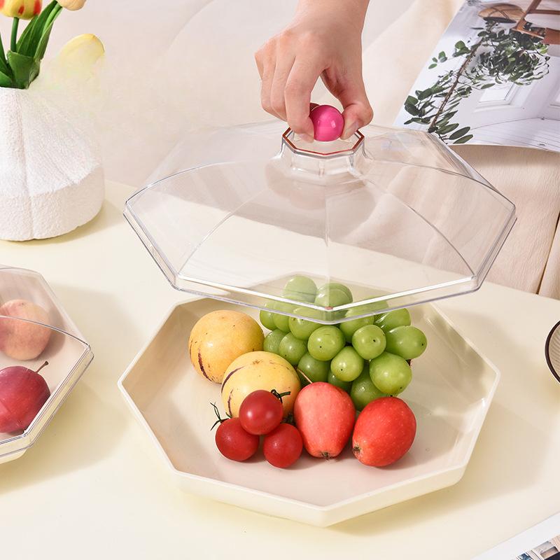 Dopamine Fruit Plate with High Appearance Home Snacks Candy Living Room Coffee Table Furniture Placement Storage Box Large Volume Dried Fruit