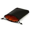 Inden HISOCA Traditional Craft Koshu Inden Deerskin Lacquer Original Brand Drawstring Bag Black with Black Lacquer Shippo Pattern [Indenya] [No.9409]