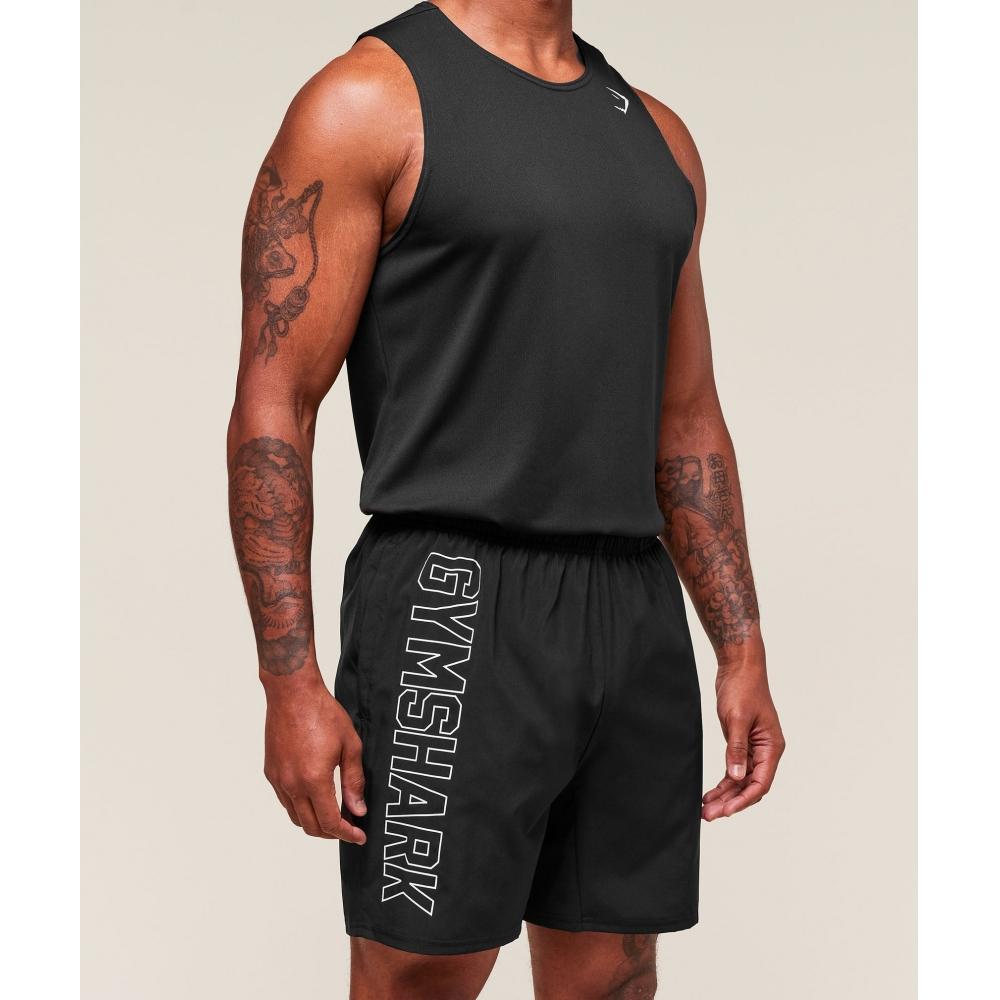 Gymshark Hybrid Athlete 7  Shorts Black A2c2c Bb2j