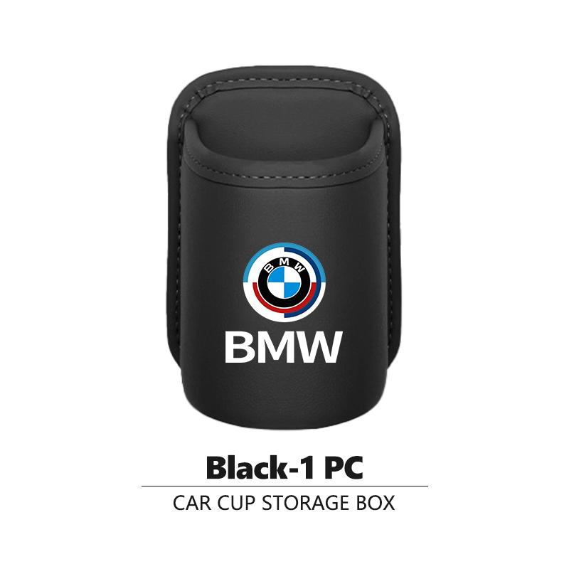 

For BMW Car Door Water Cup Holder Back Seat Drink Rack Leather Storage Box E90 E60 E93 E87 G01 G20 X3 X5 F30 F20 G05 G06 G07 F07
