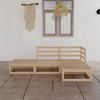 Day and Night - Day and Night Garden Furniture Set 4 Pieces Solid Pine Wood