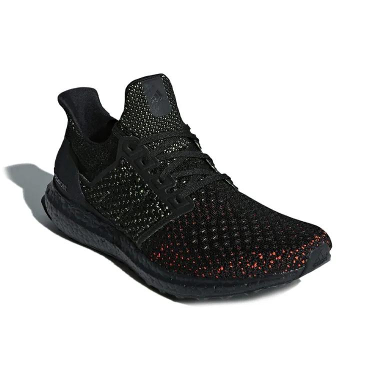 adidas UltraBoost Clima 'Core Black' (Unisex) Core Black / Core Black-Solar Red Running Shoes AQ0482